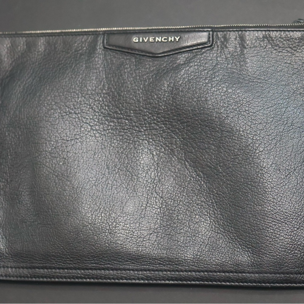 Givenchy Black Leather Pouch - image 1